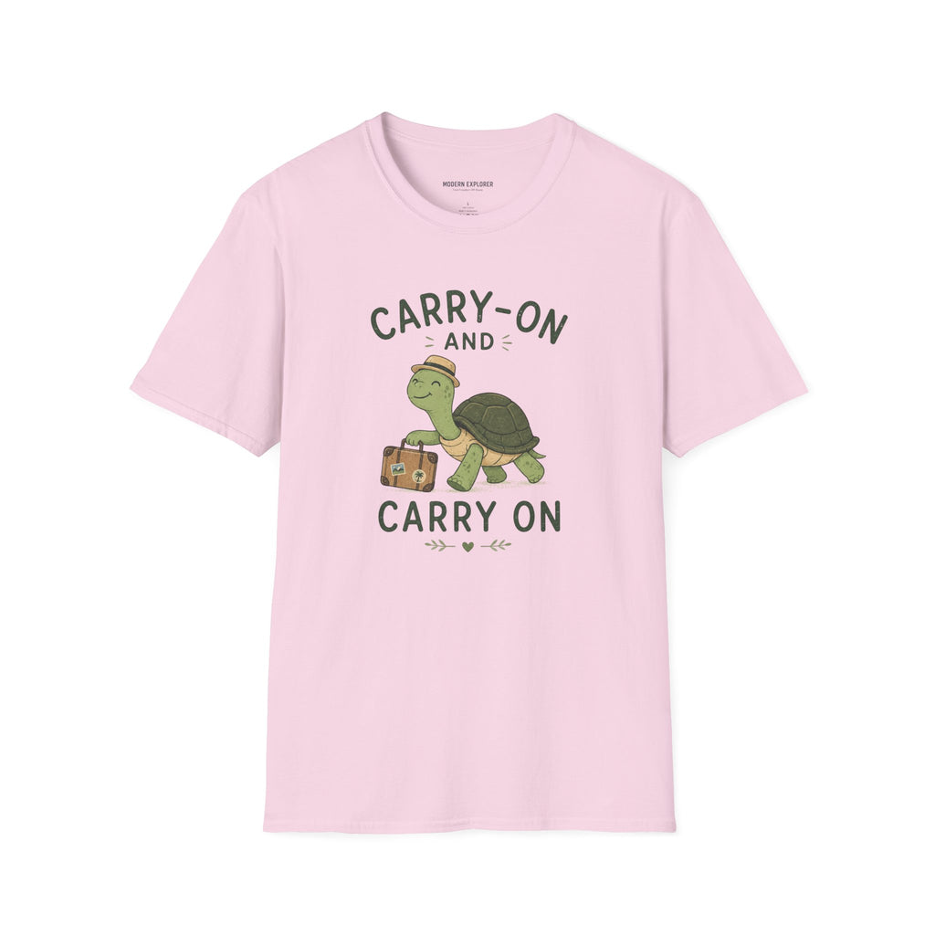 'Carry-On and Carry On' Turtle Travel Tee