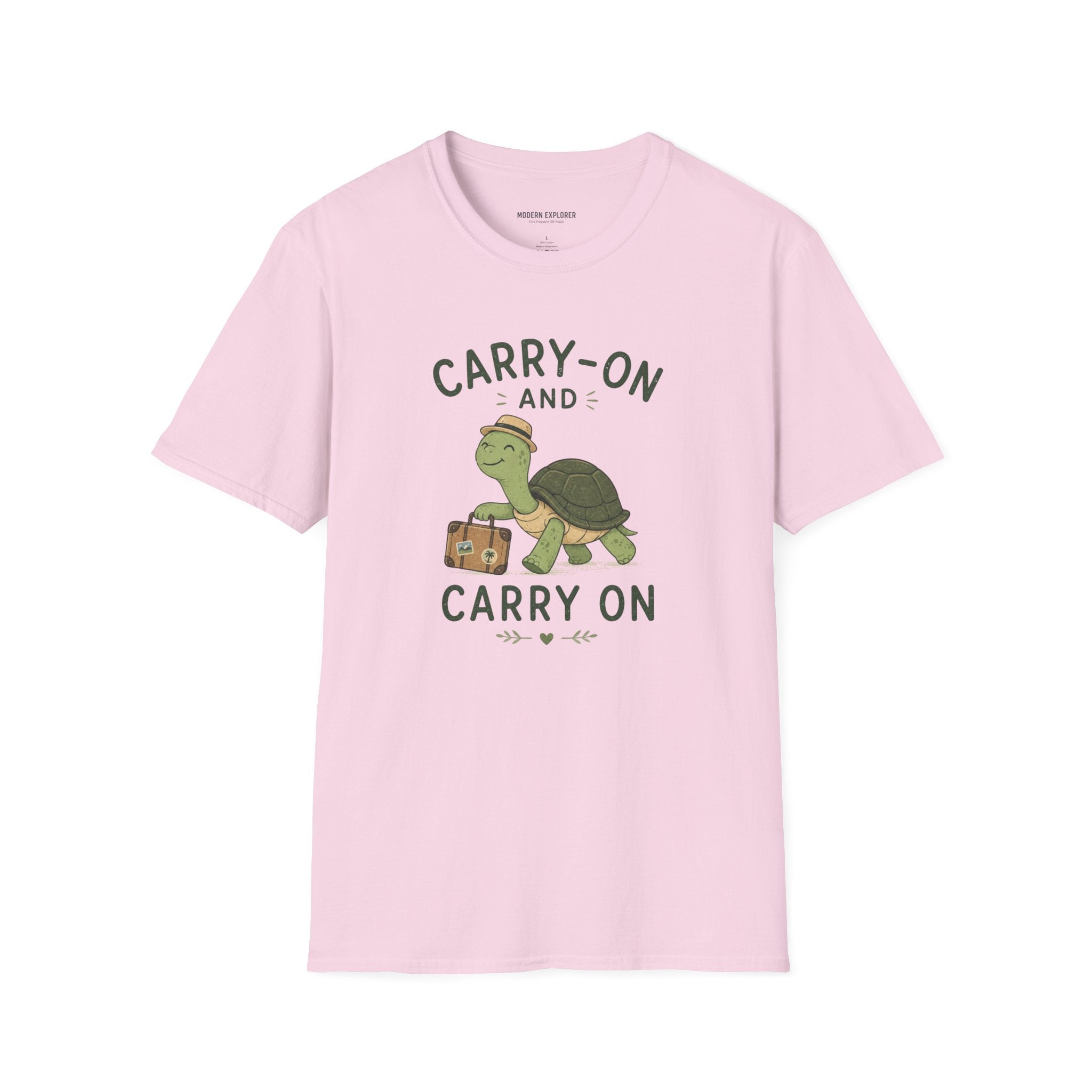 'Carry-On and Carry On' Turtle Travel Tee