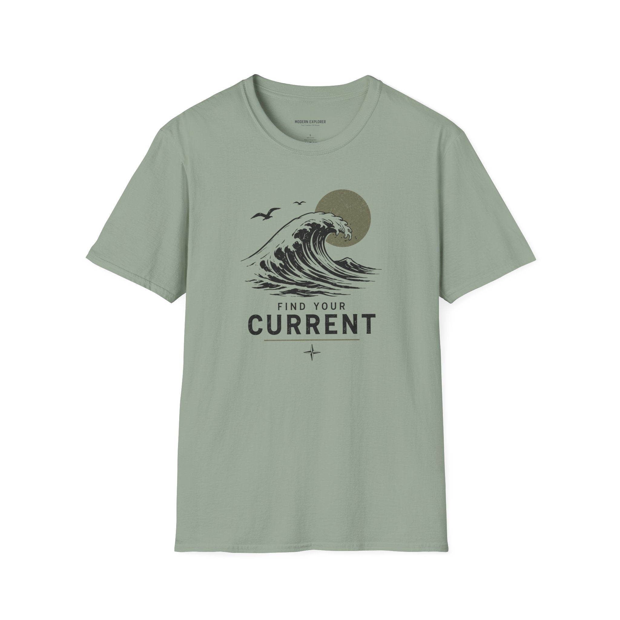 "Find Your Current" Surf Tee