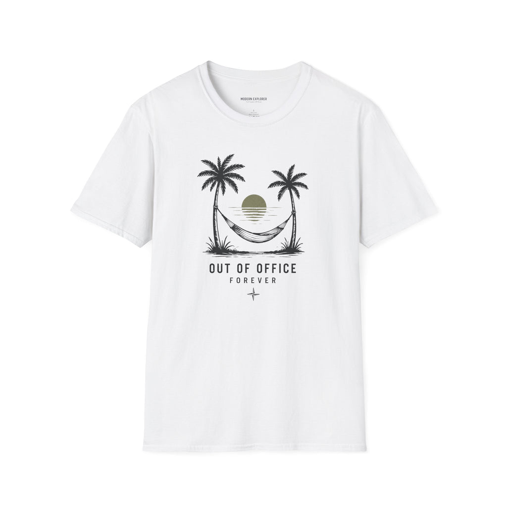 "Out of Office Forever" Sunset Graphic