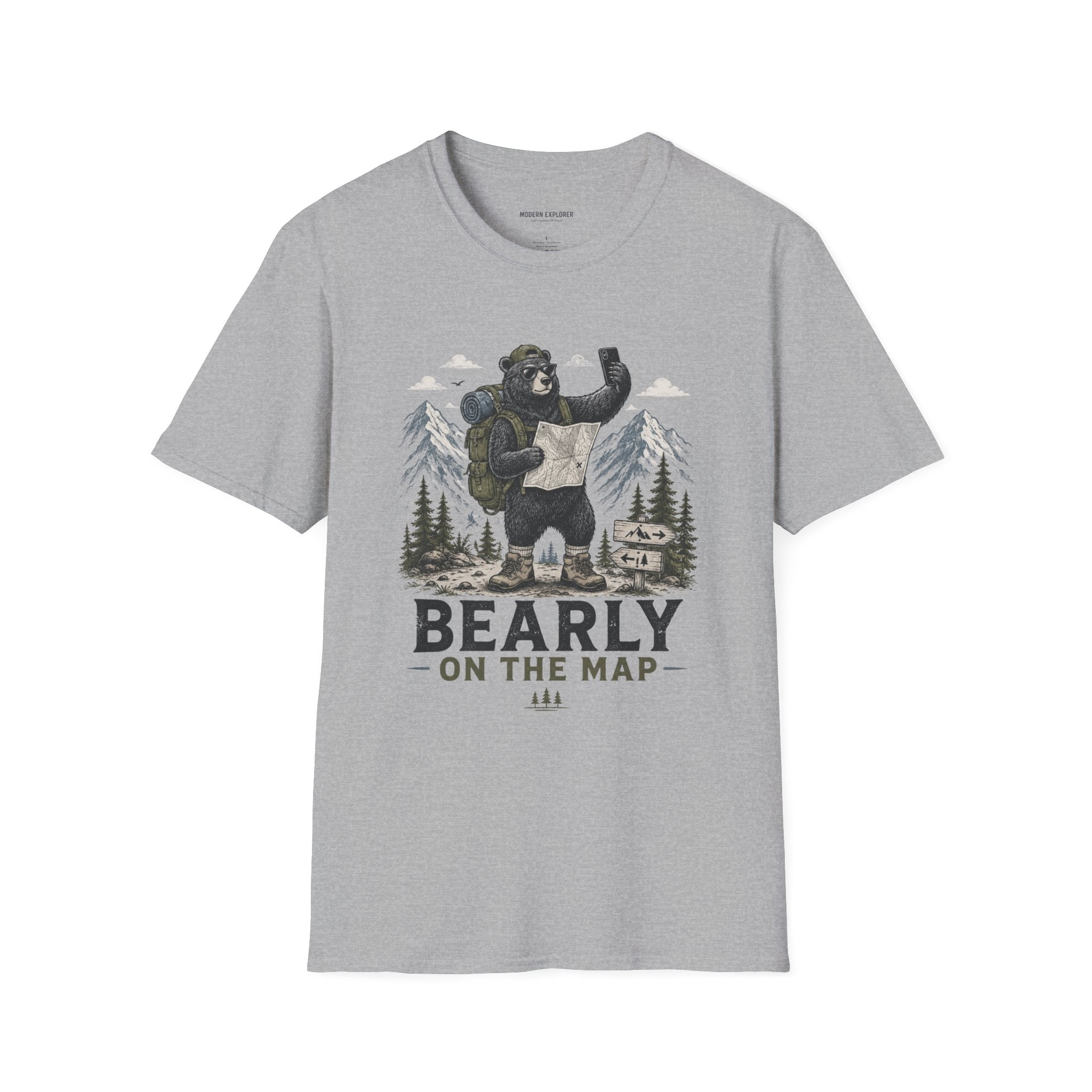 Bearly On the Map T-Shirt
