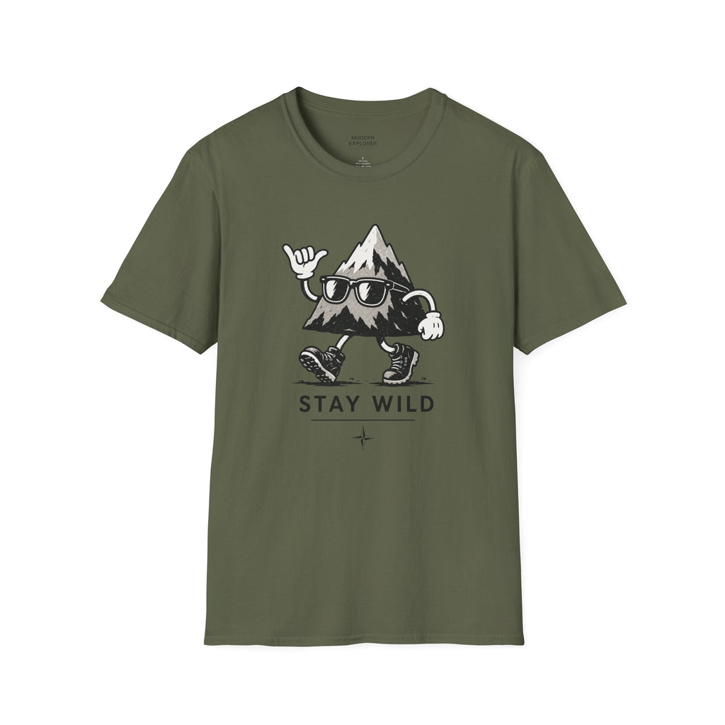 'Stay Wild' Retro Hiking Graphic Tee