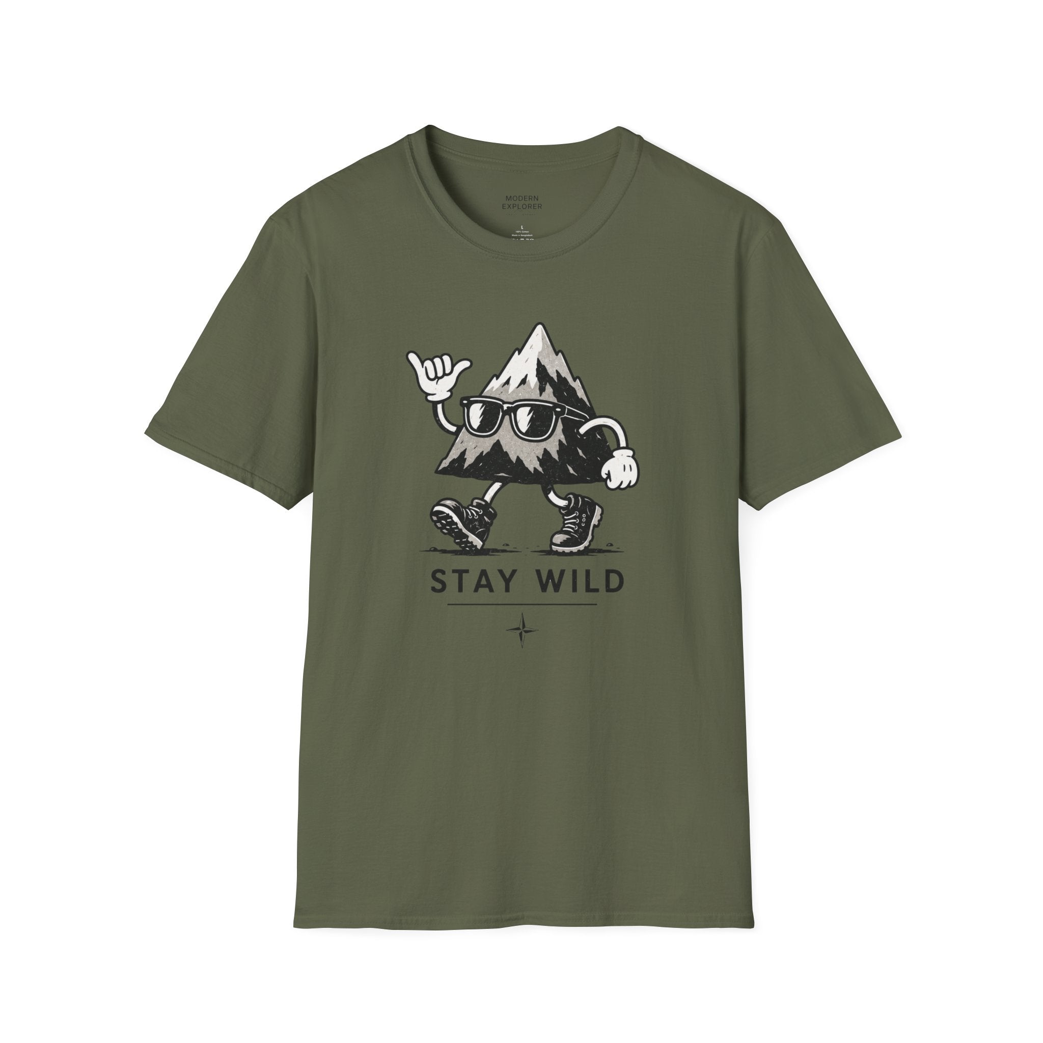 'Stay Wild' Retro Hiking Graphic Tee