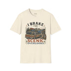 "I Brake for Scenic Overlooks" Retro Adventure Tee
