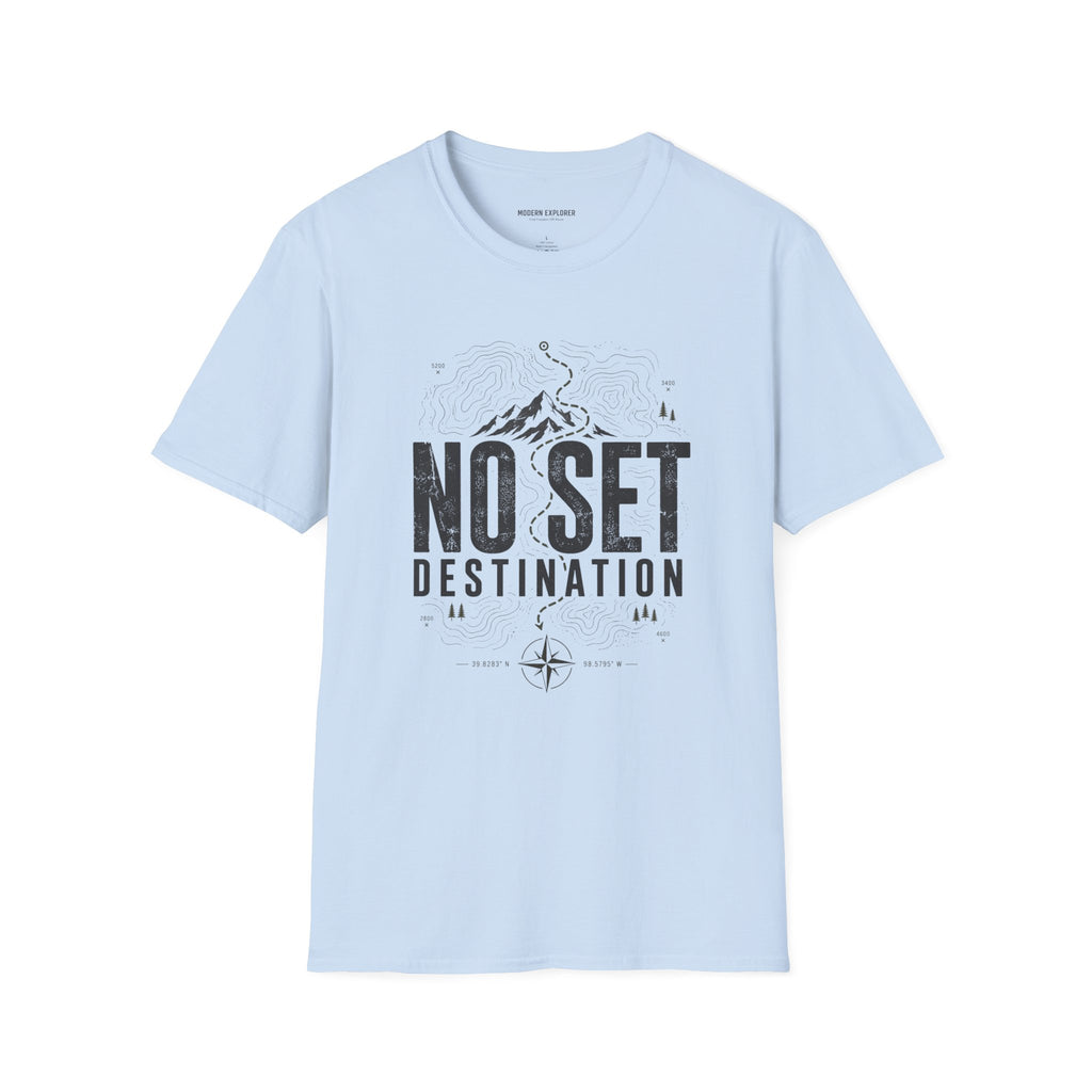 Copy of "No Set Destination" Mountain Adventure Tee