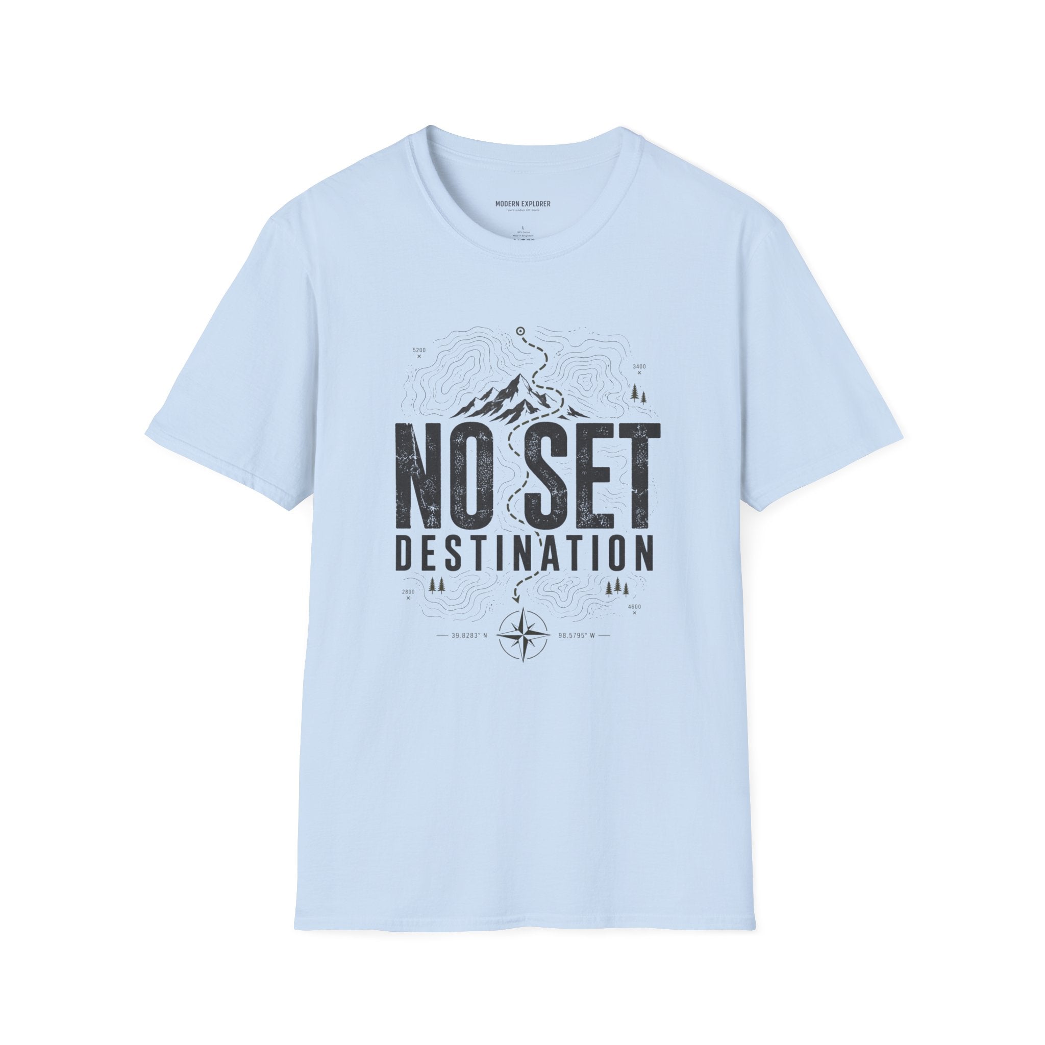 Copy of "No Set Destination" Mountain Adventure Tee
