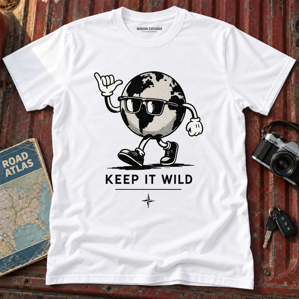 Keep It Wild Globe Graphic T-Shirt