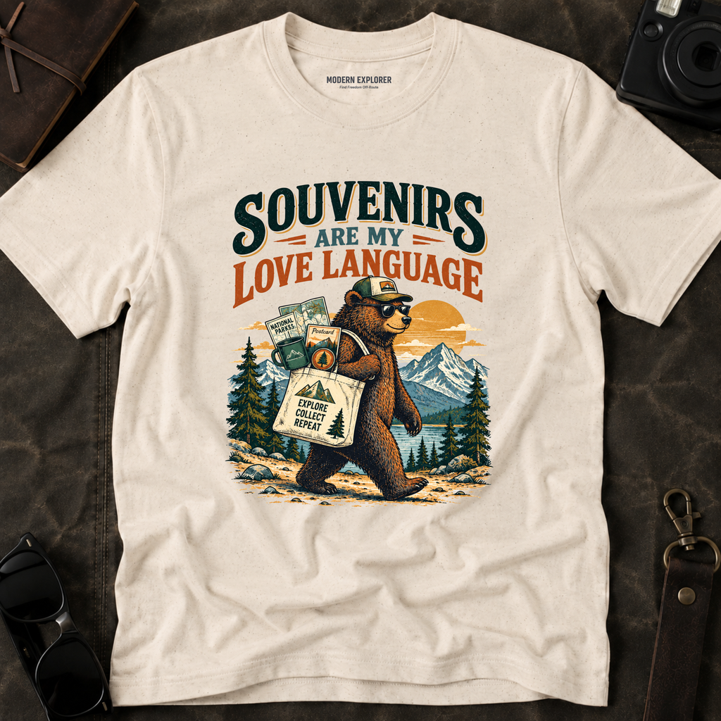 'Souvenirs Are My Love Language' Travel Graphic Tee