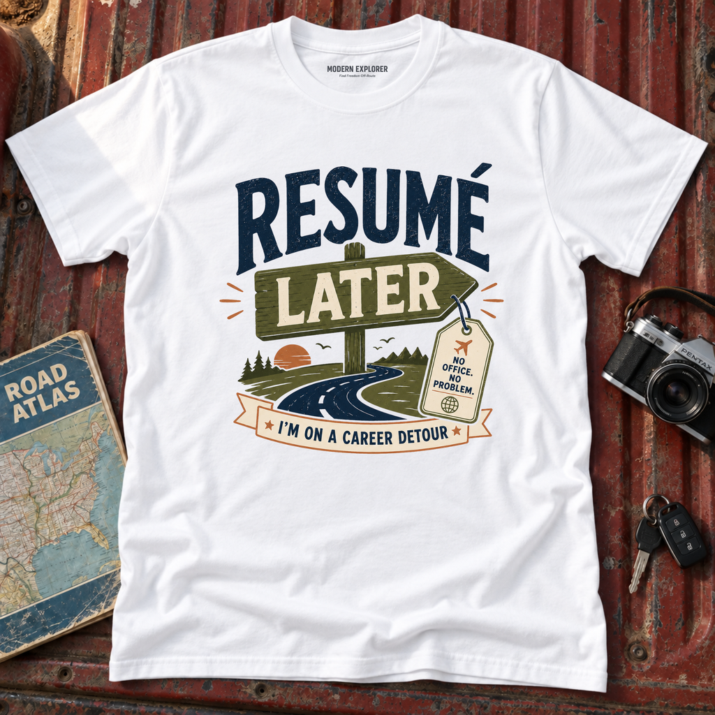 Resume Later Graphic Tee