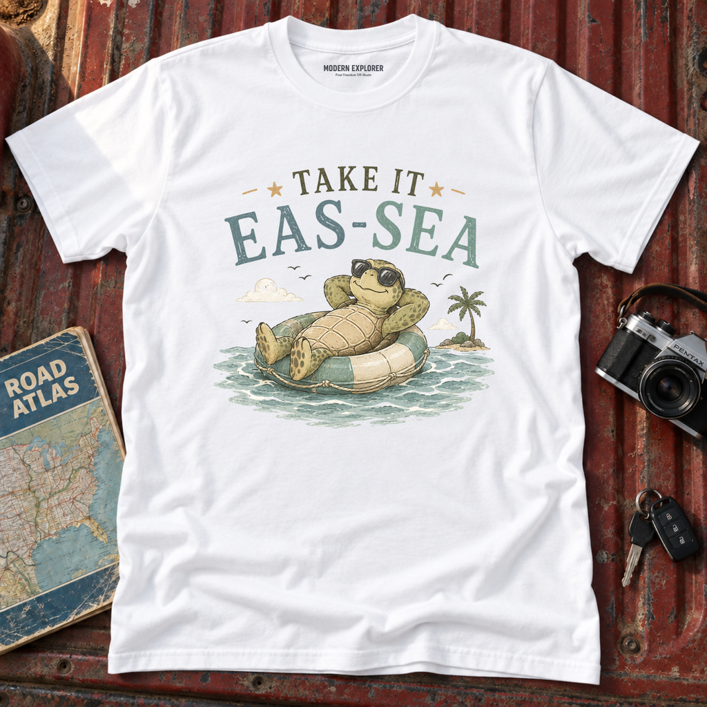 'Take It Eas-Sea' Turtle T-Shirt