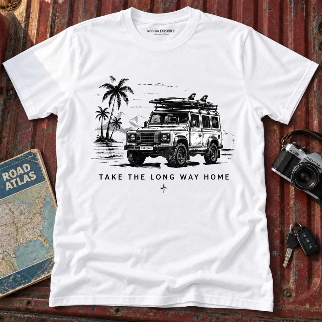 Take the Long Way Home Adventure T‑Shirt
