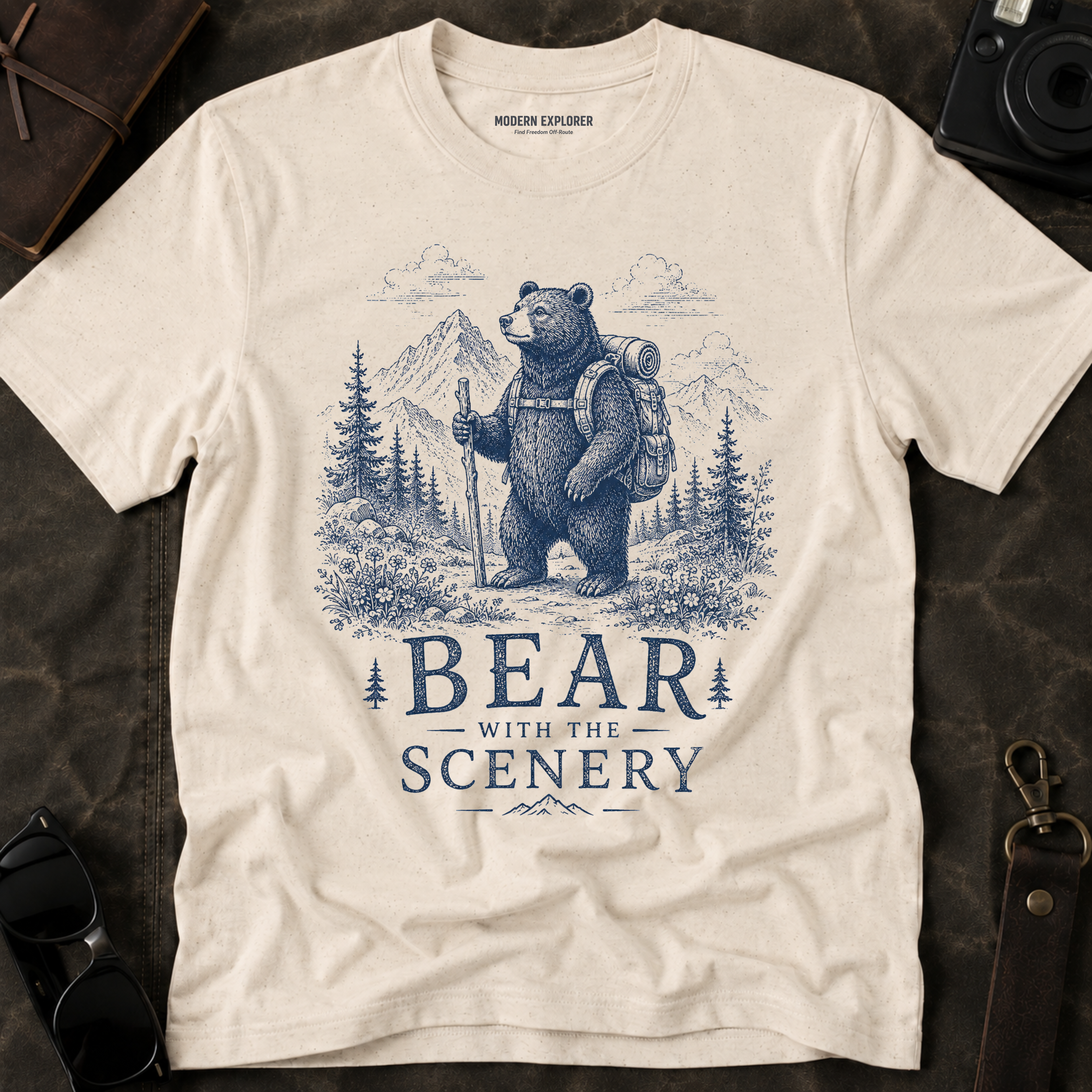 'Bear With The Scenery' Graphic Tee