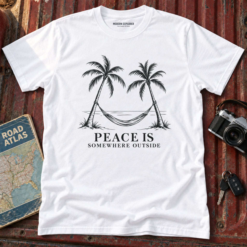 "Peace is Somewhere Outside" Graphic Tee