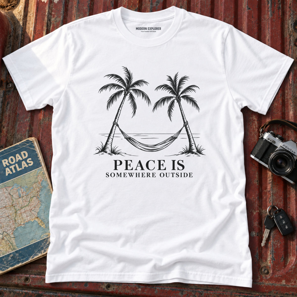 "Peace is Somewhere Outside" Graphic Tee