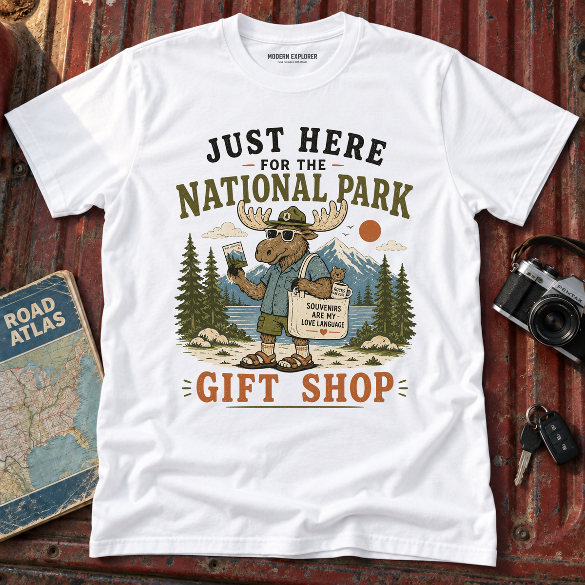 "Just Here for the National Park Gift Shop" Tee