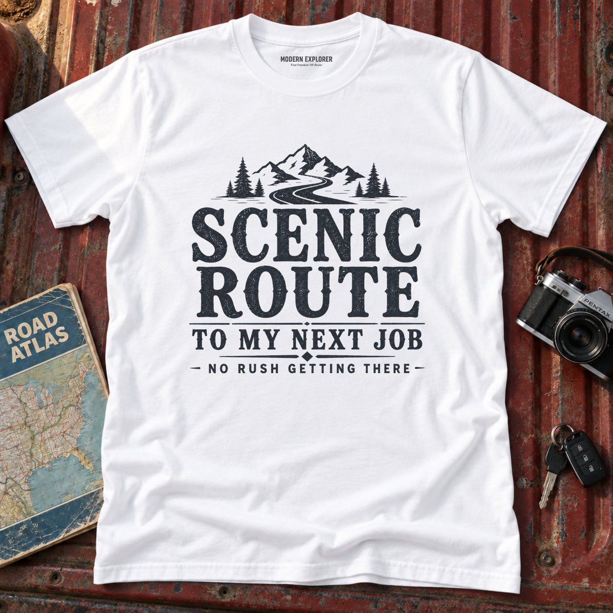 Scenic Route Mountain Road Graphic Tee