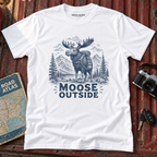 Vintage Hiking Moose Graphic Tee