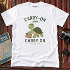 'Carry-On and Carry On' Turtle Travel Tee