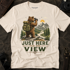 "Just Here for the View" Adventure Tee