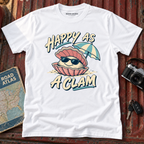 "Happy as a Clam" Graphic Tee