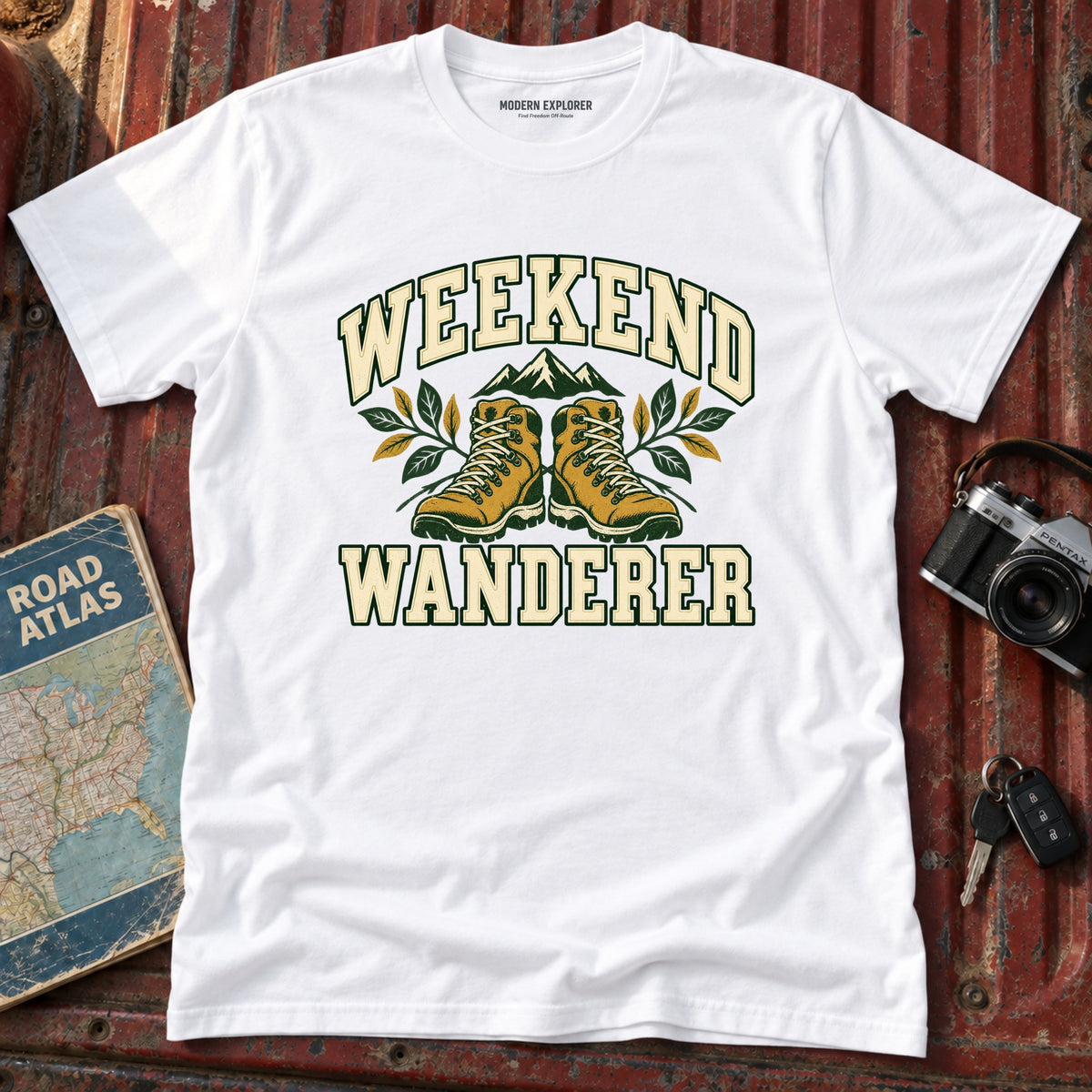 "Weekend Wanderer" Graphic Tee