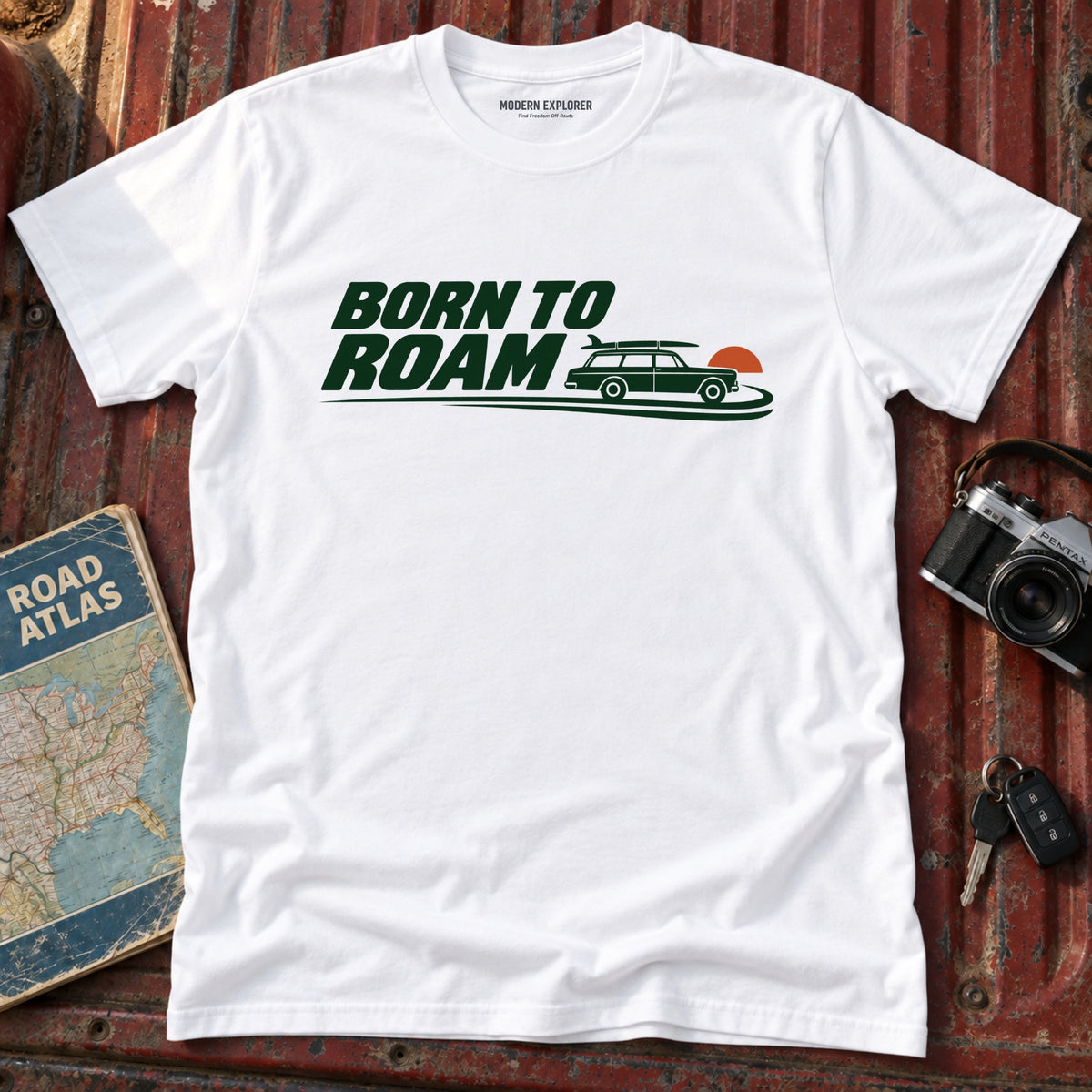 'Born to Roam' Graphic Tee