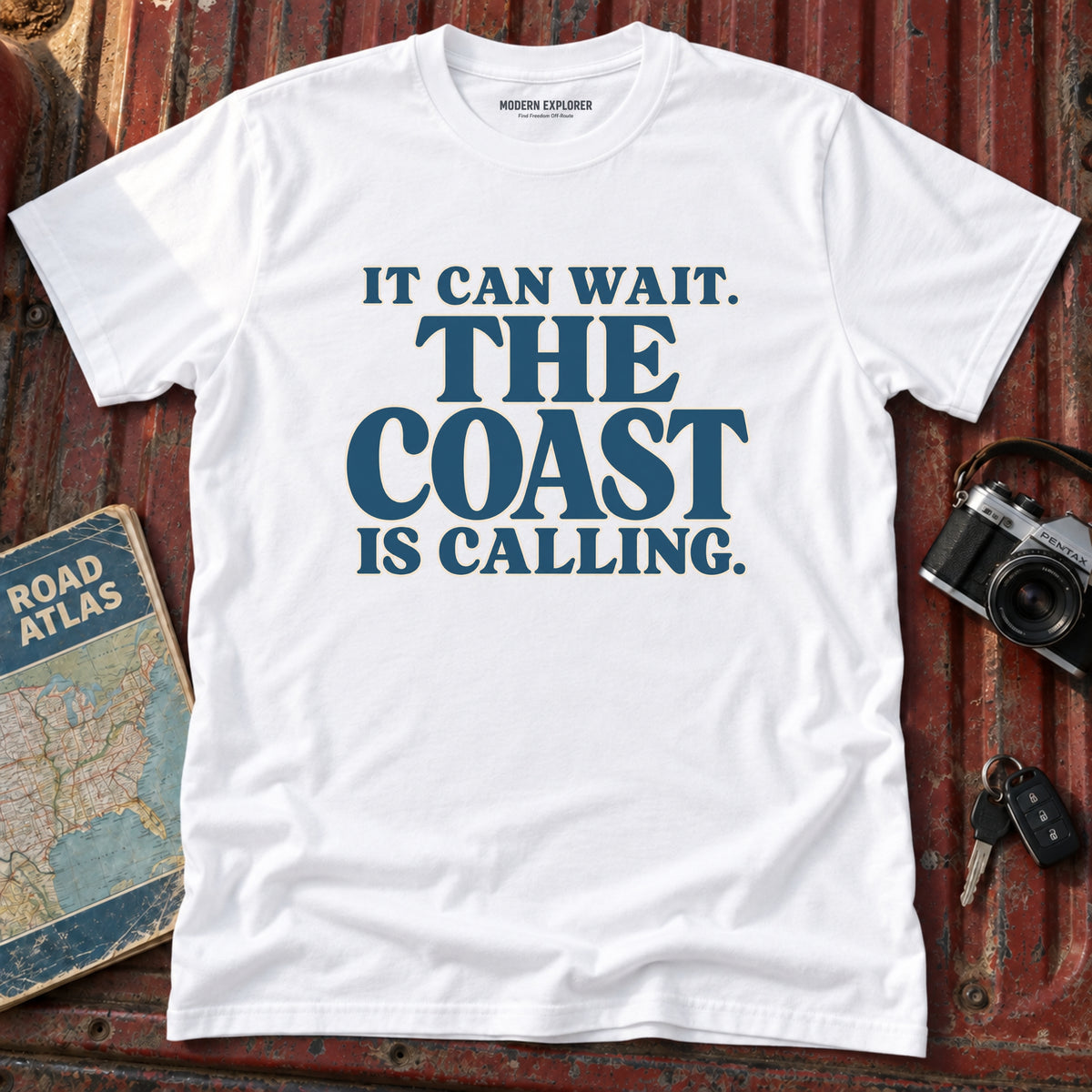 It Can Wait Beach Tee
