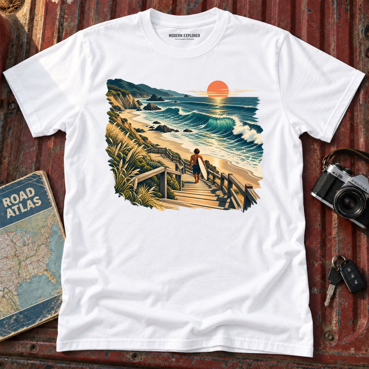 All Paths Lead to the Beach Tee