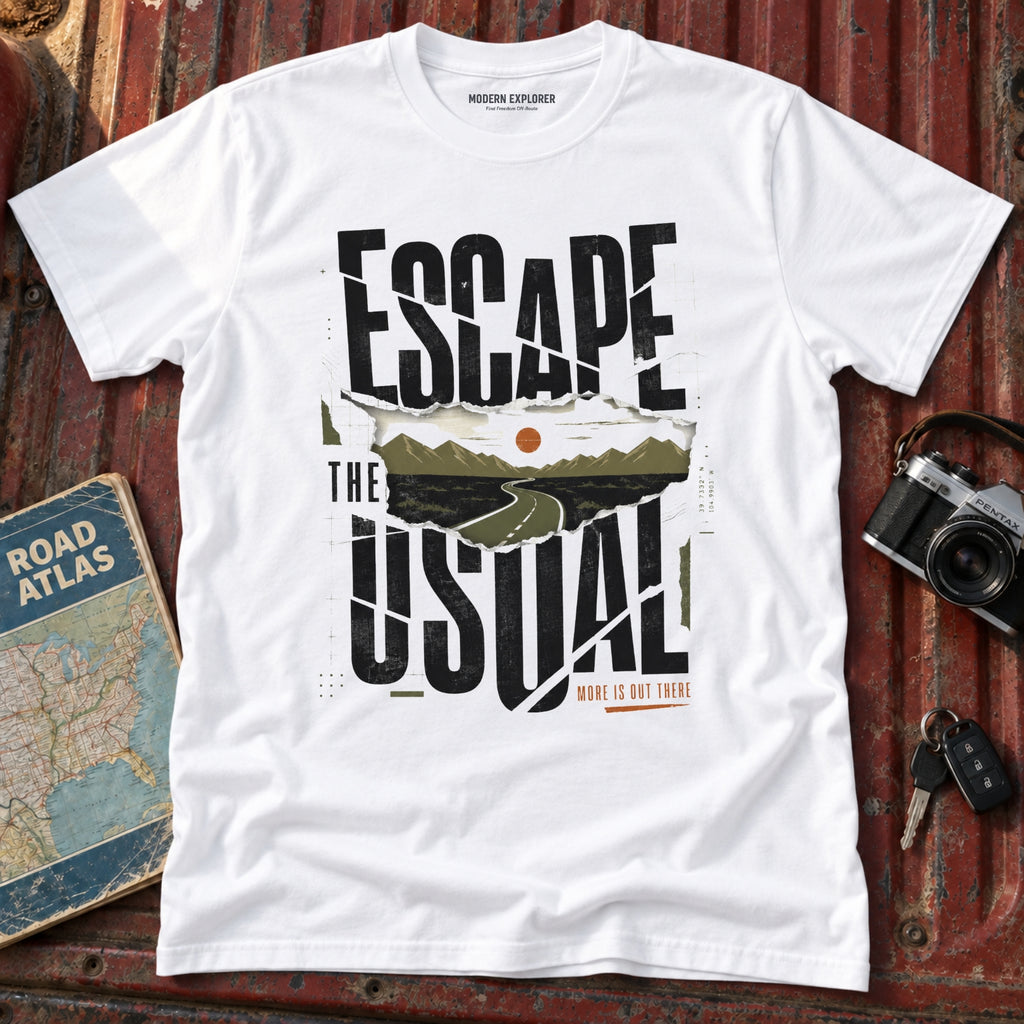 'Escape the Usual' Graphic Tee