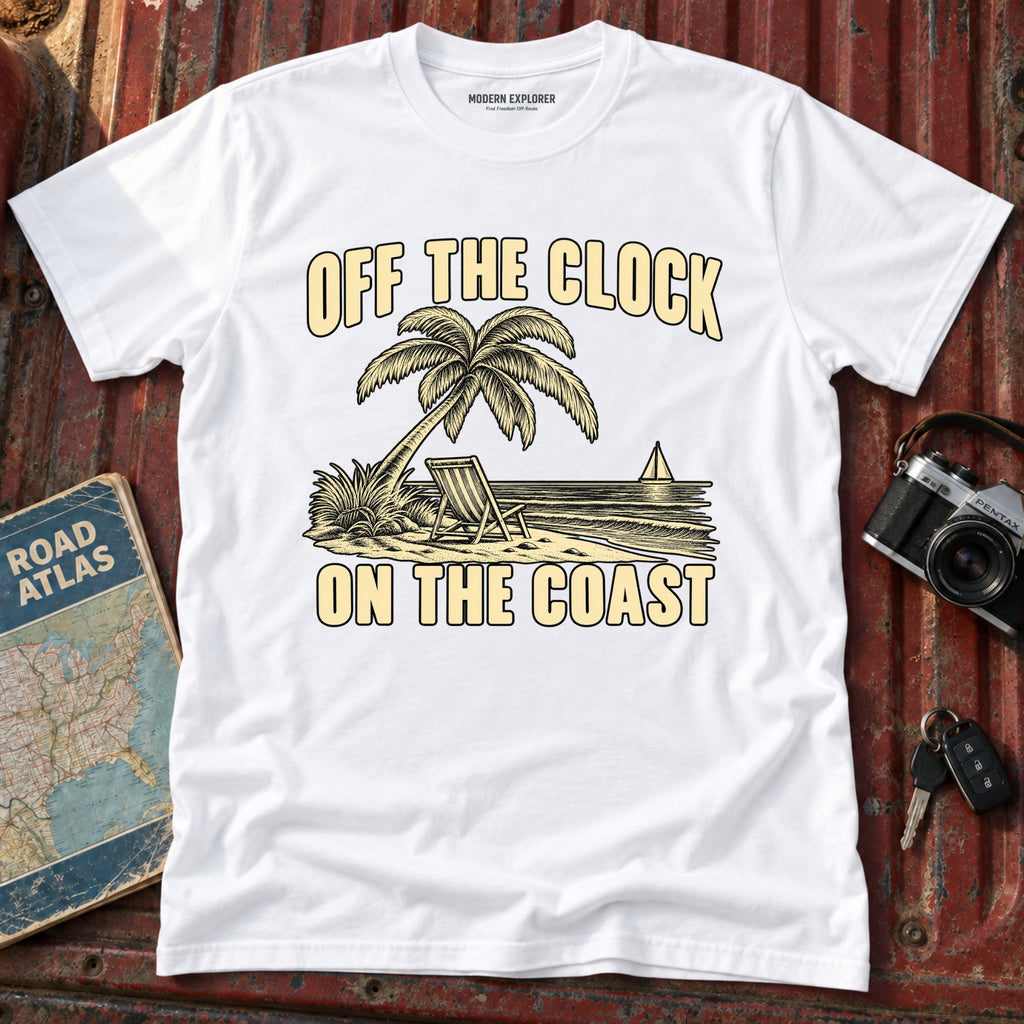 "Off the Clock On the Coast" Graphic Tee