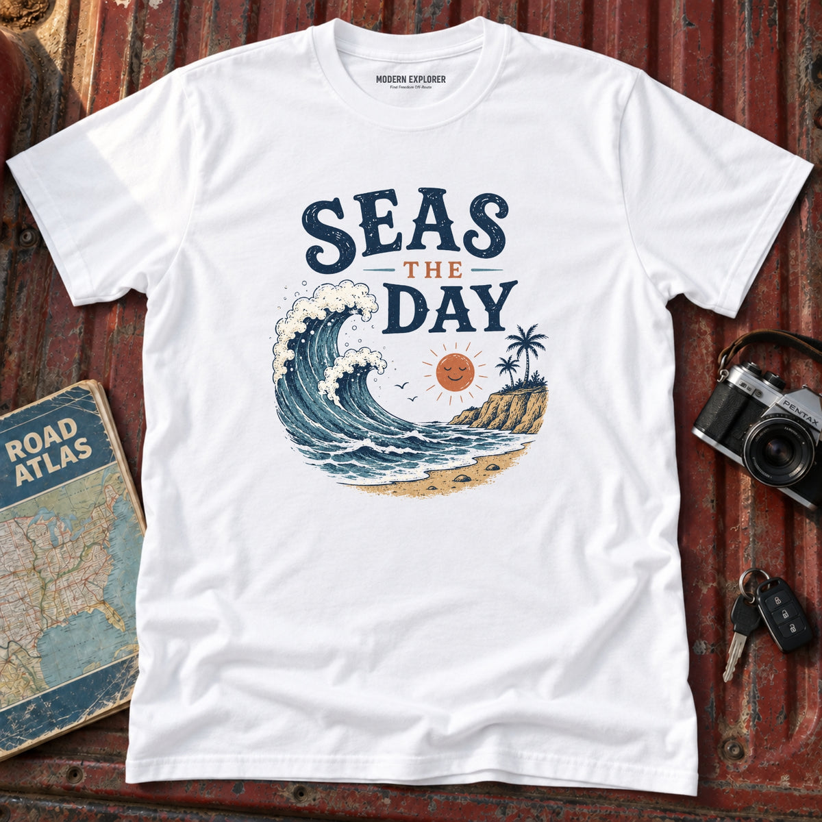 'Seas The Day' Graphic T-Shirt