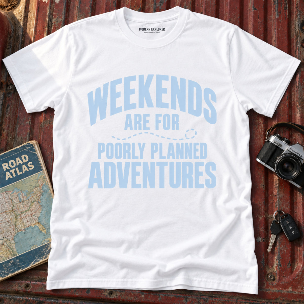 'Weekends are for Poorly Planned Adventures' Adventure Tee