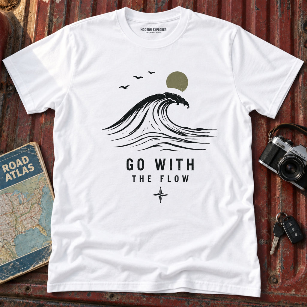 Go With The Flow Wave T‑Shirt