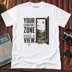 “Your Comfort Zone Doesn’t Have a View” Adventure Tee