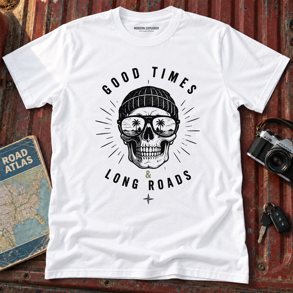 'Good Times, Long Roads' T‑Shirt