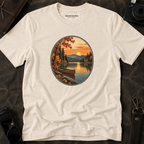 Autumn Lakeside Sunset T-Shirt