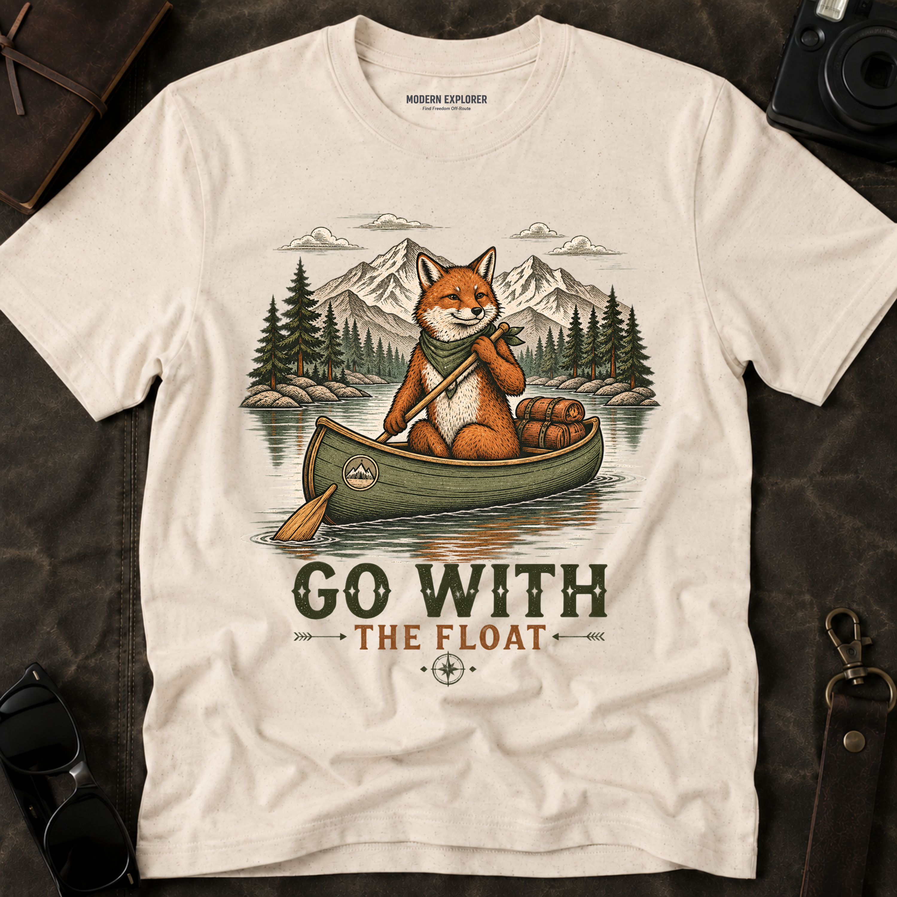 'Go With The Float' Adventure Tee