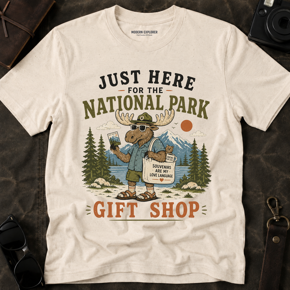 "Just Here for the National Park Gift Shop" Tee
