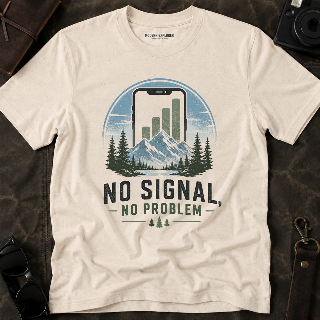 'No Signal, No problem' Graphic Tee