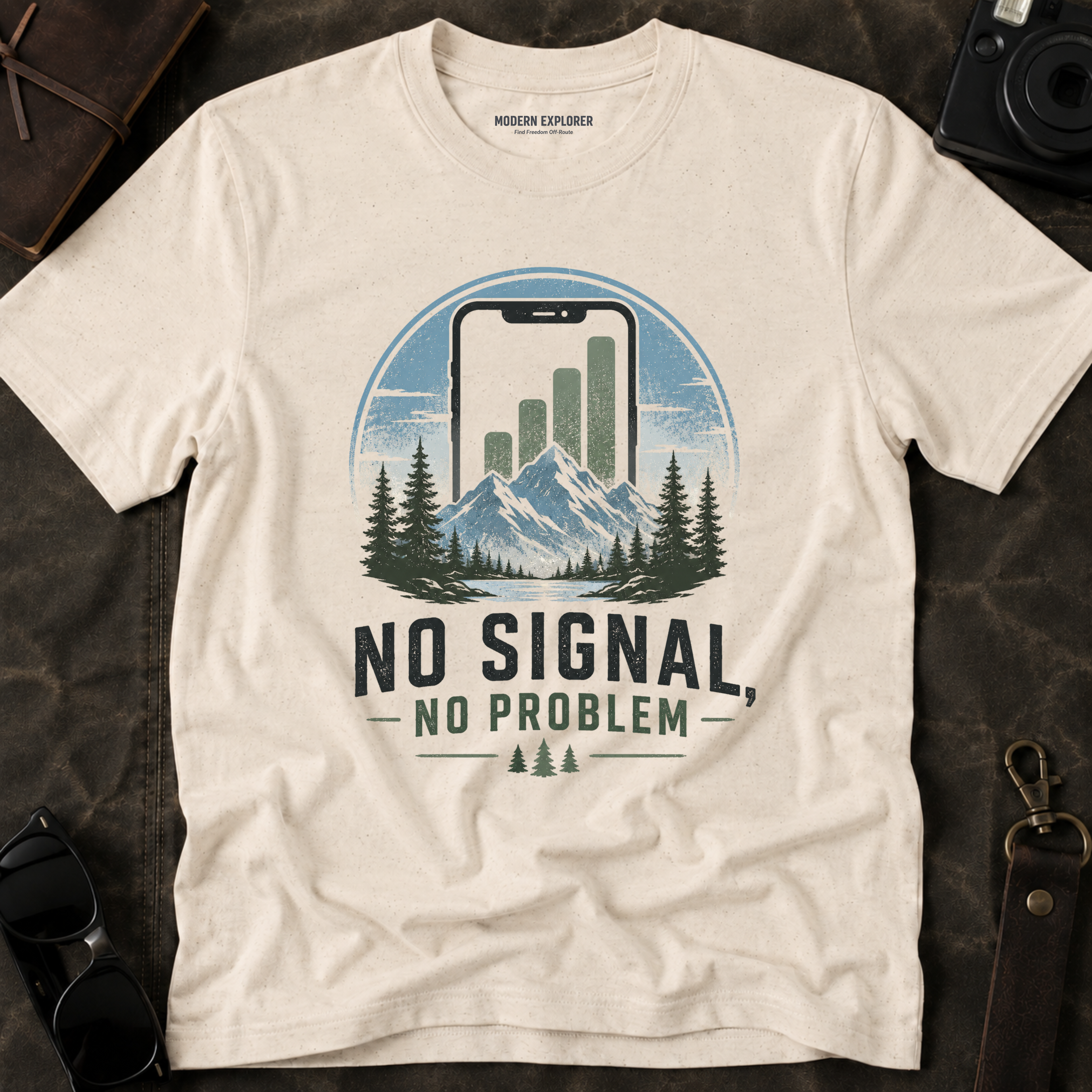 'No Signal, No problem' Graphic Tee