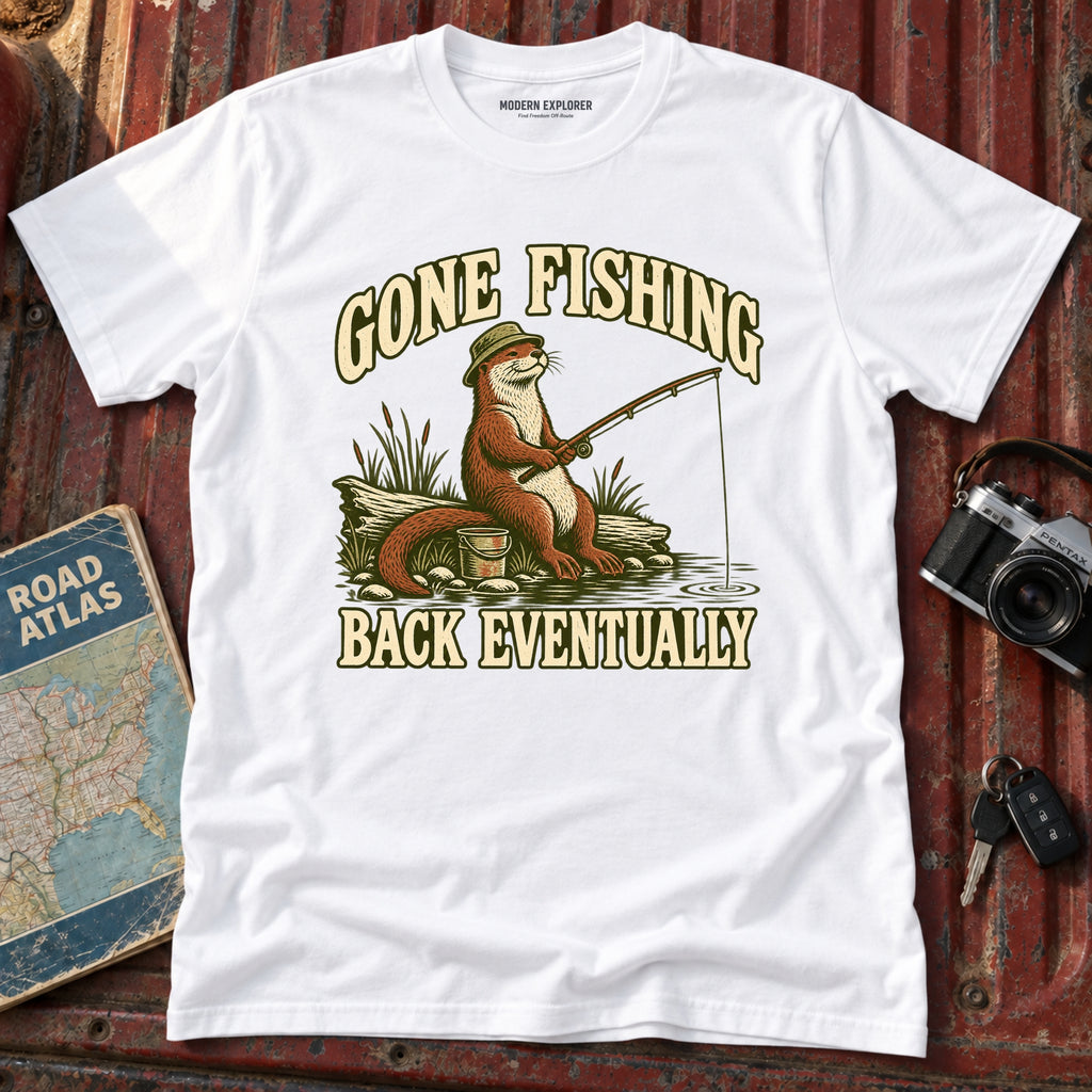 'Gone Fishing' Graphic Tee