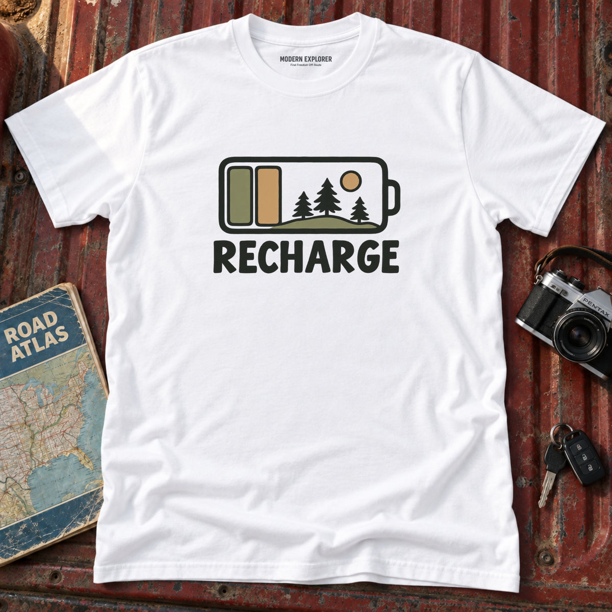 'Recharge' Graphic Tee