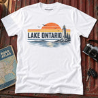 Lake Ontario Retro Sunset Tee