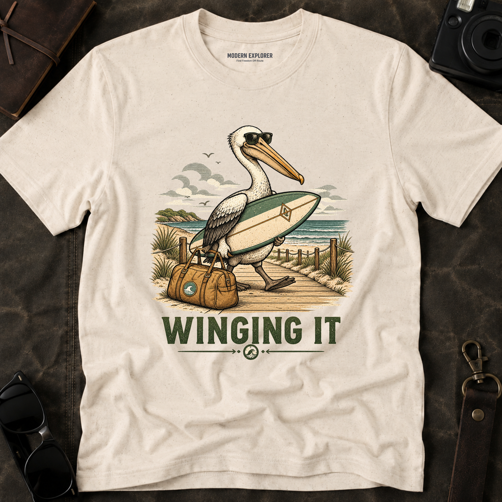 "Winging It" Beach Tee