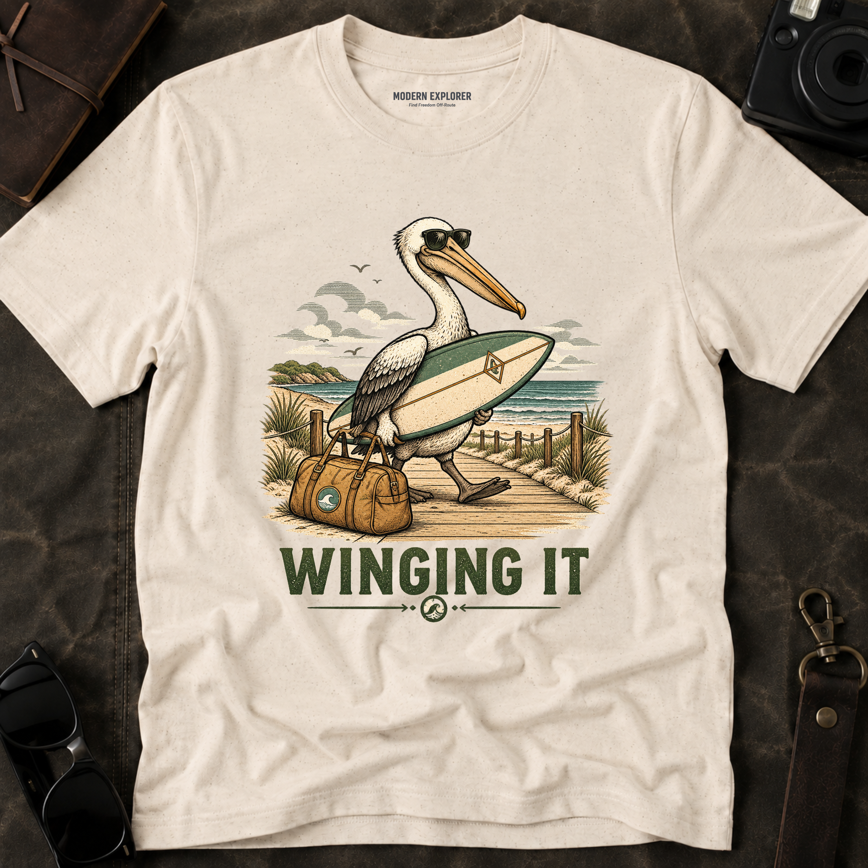 "Winging It" Beach Tee