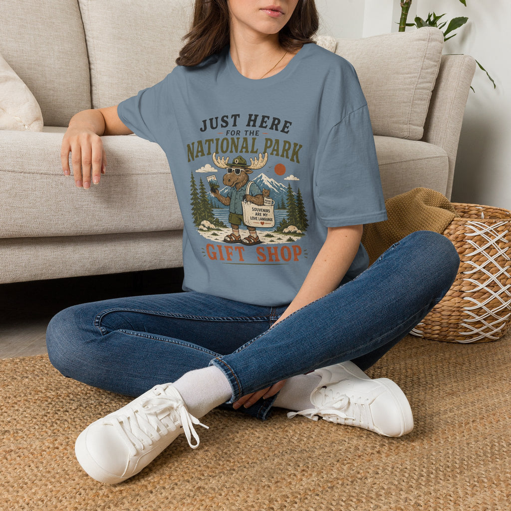 Copy of "Just Here for the National Park Gift Shop" Tee