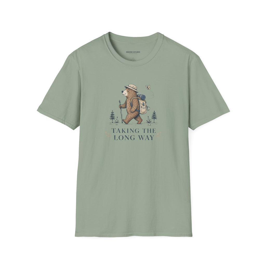 Copy of 'Taking the Long Way' Hiking Bear Graphic Tee