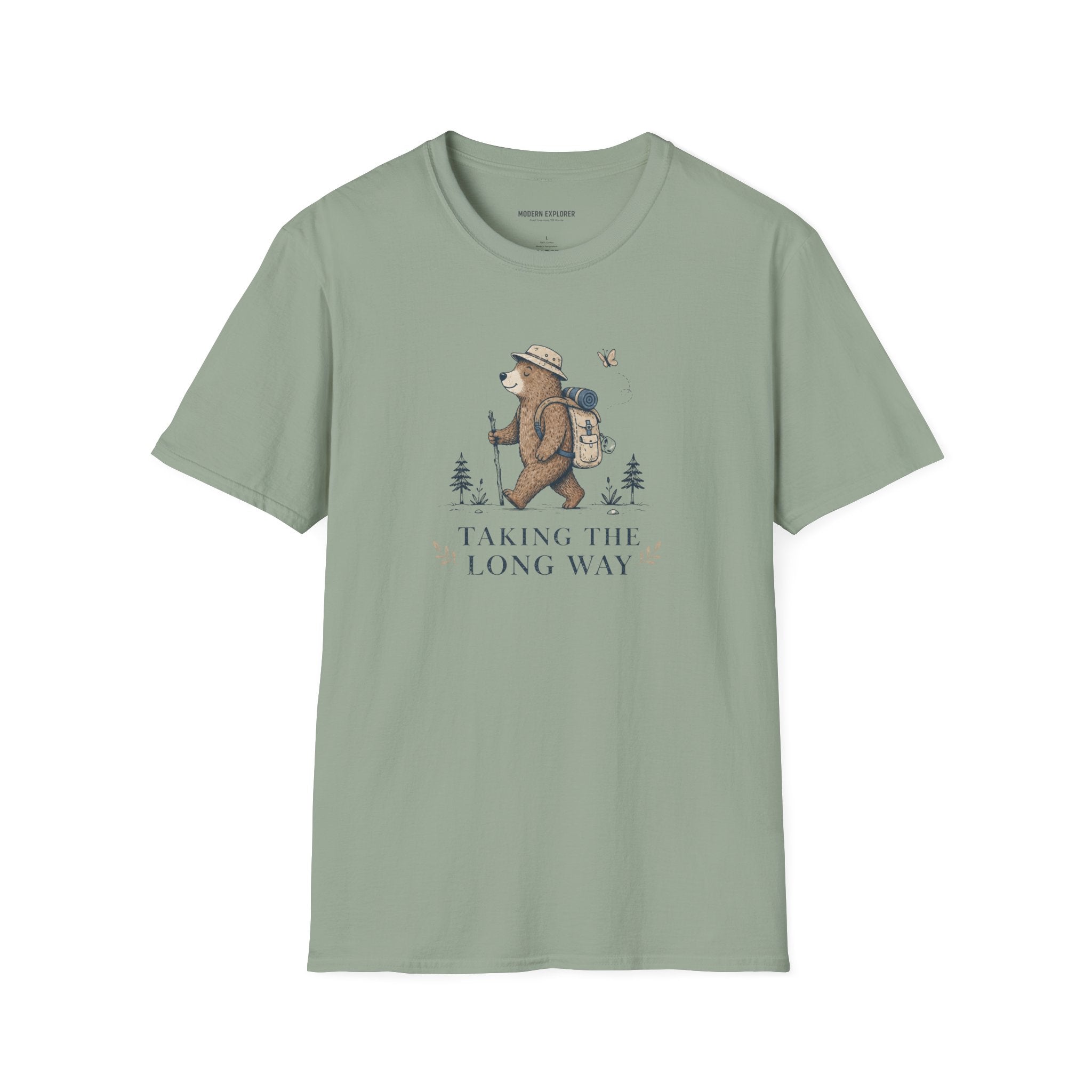 Copy of 'Taking the Long Way' Hiking Bear Graphic Tee