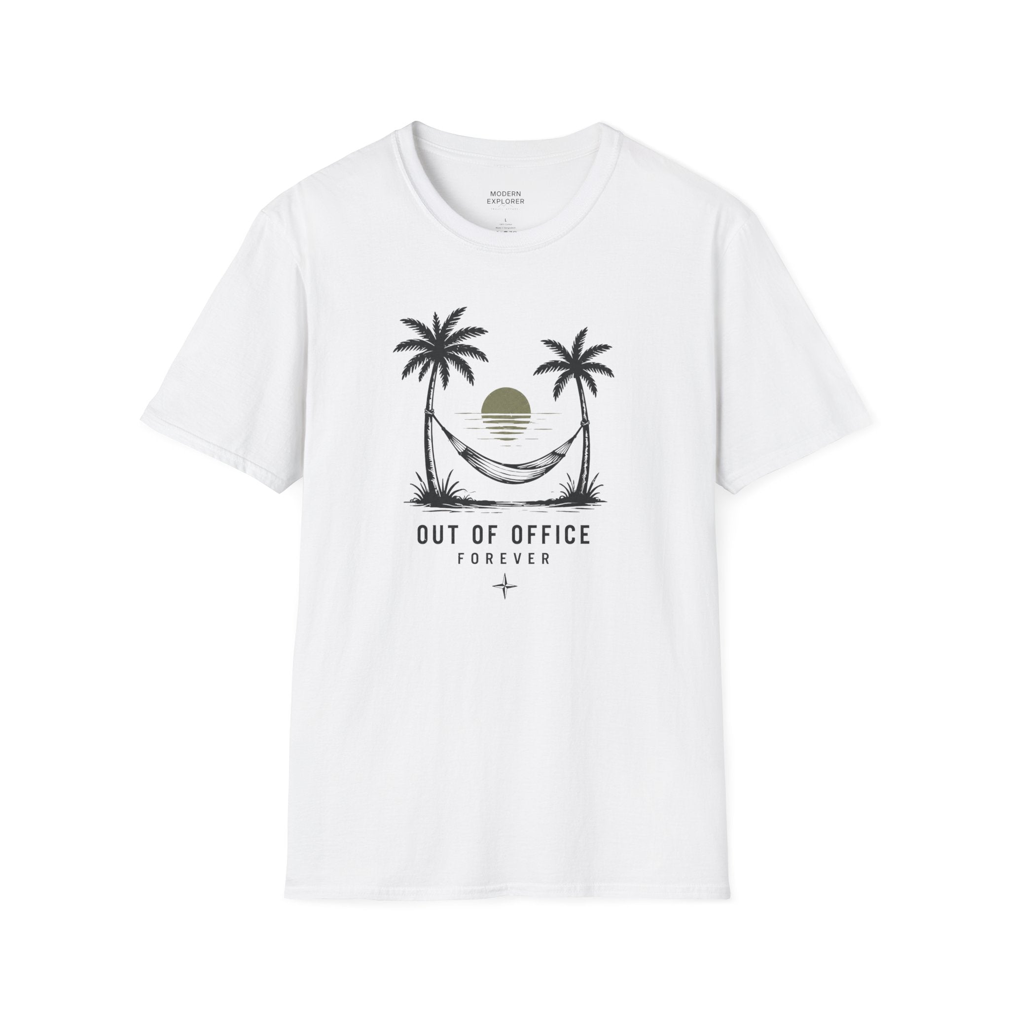 "Out of Office Forever" Sunset Graphic