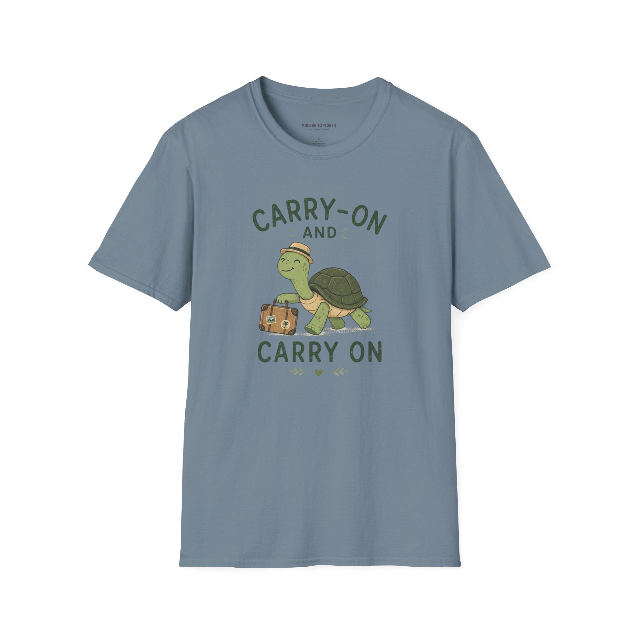 'Carry-On and Carry On' Turtle Travel Tee